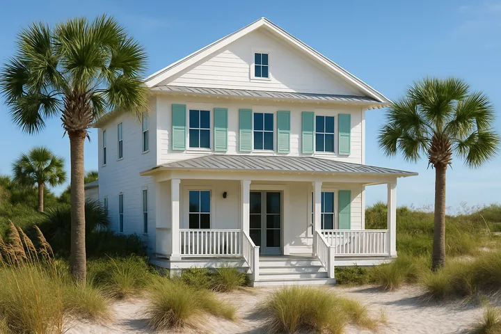 Illustrative Grayton Beach Florida beach SFR